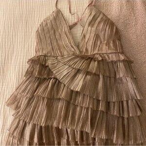 Champagne Mini Dress Women’s Small